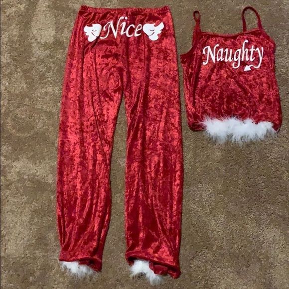 Lipstick Boutique Tops - Naughty/Nice Christmas outfit